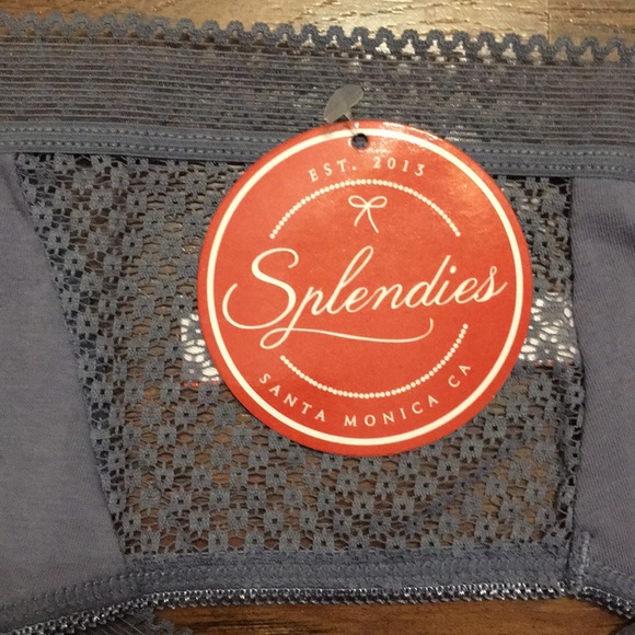 NWT Splendies Cotton Periwinkle Hiphugger, size M - Picture 3 of 5